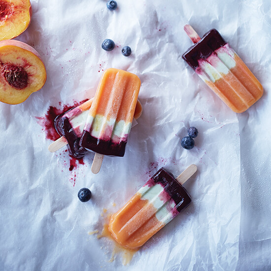 Vitamix調理機-陳月卿-冰棒-自製甜點-孩子點心-水蜜桃-藍莓-冰品-抹茶