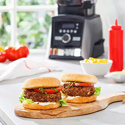 Vitamix調理機-A2500i-A3500i-超跑級調理機-綠拿鐵-陳月卿-素食-漢堡-Vegan