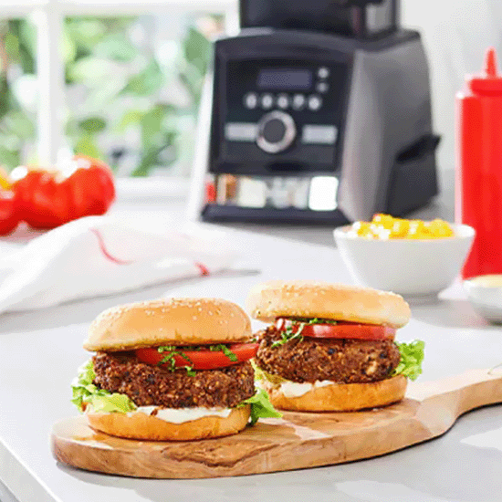 Vitamix調理機-A2500i-A3500i-超跑級調理機-綠拿鐵-陳月卿-素食-漢堡-Vegan