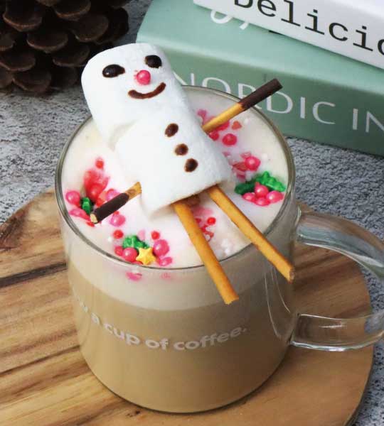 BUYDEEM北鼎手沖咖啡壺-預購-vitamix調理機--拿鐵-咖啡-聖誕節-雪人棉花糖拿鐵
