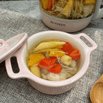 彩蔬魚湯