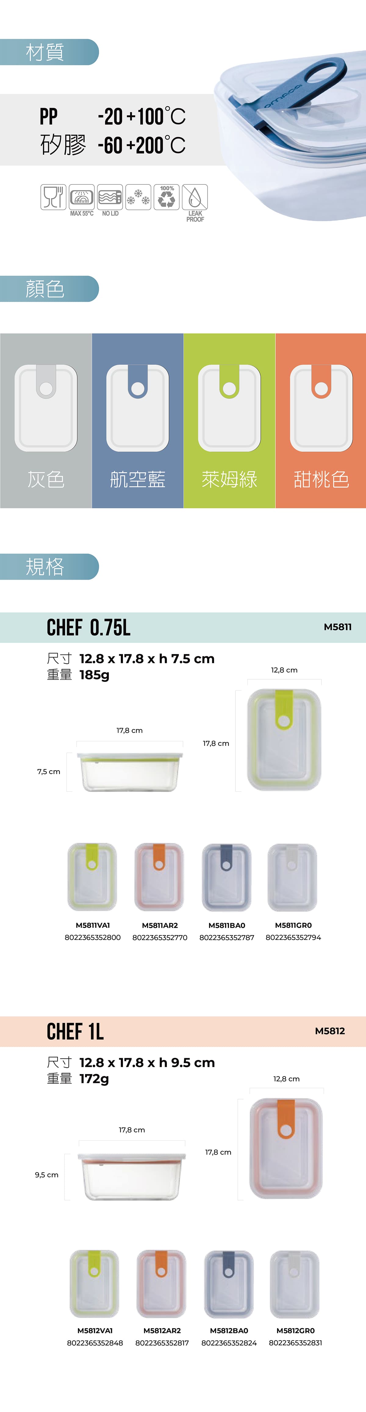 OMADA_保鮮盒_義大利進口_環保_永續_愛地球_ESG_綠能_專利設計_SGS_食品級材質