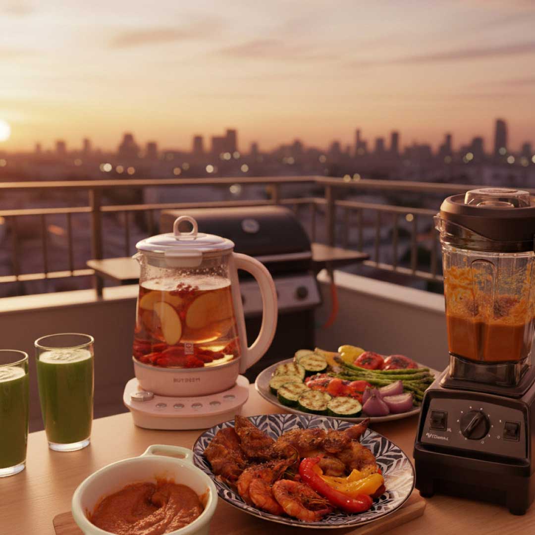 Vitamix-大侑-調理機-食譜-E320-中秋節-解膩-大餐-聚餐-消化-綠拿鐵-鳳梨薄荷-北鼎-粉漾壺-燉湯