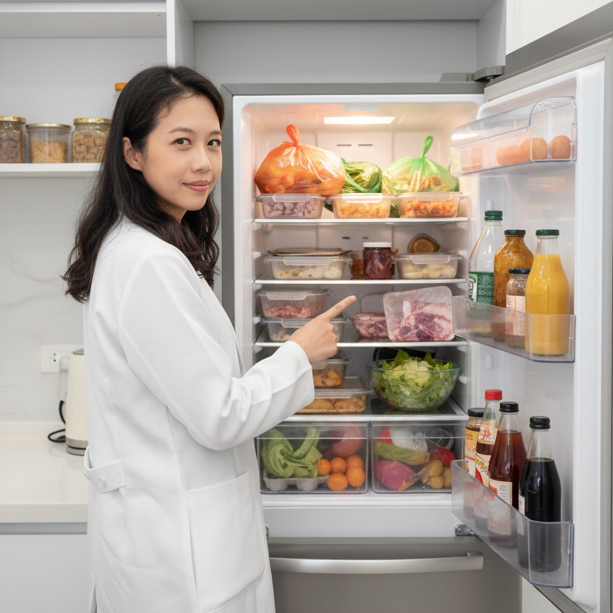 橘寶-清潔-冰箱-乾淨-消毒-營養師